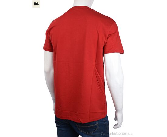 Футболка чоловіча Літо 3707-087-5 red (4 шт. р.сіткаM-2XL) "BIG" недорого оптом від прямого постачальника, зображення 2