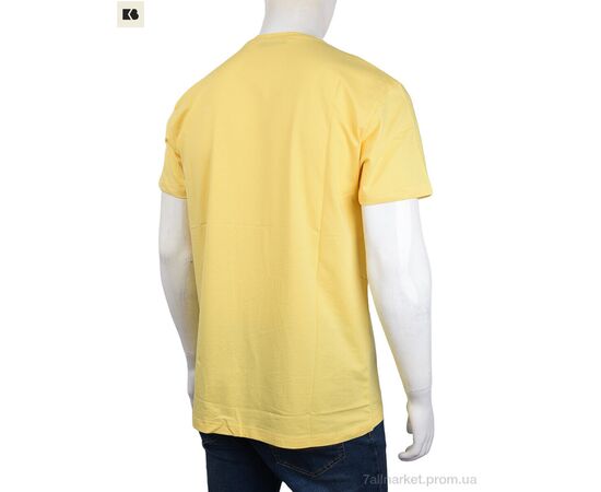 Футболка чоловіча Літо 3707-0095-3 yellow (4 шт. р.сіткаM-2XL) "BIG" недорого оптом від прямого постачальника, зображення 2