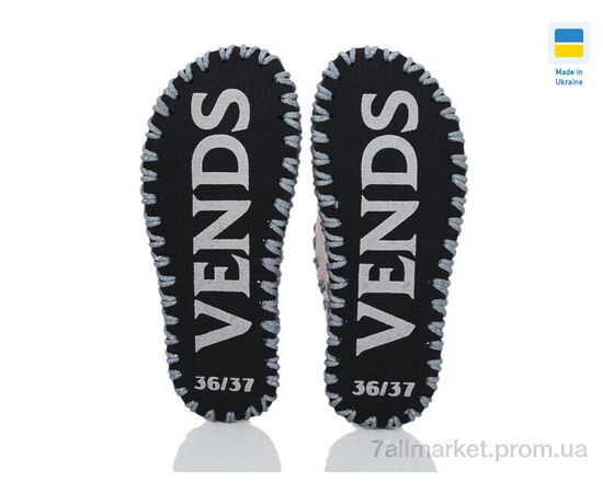 Фотография Тапки женские для дома Весна/осень 207W пудра (9 пар р.36-41) "Active" недорого оптом от прямого поставщика, изображение 3