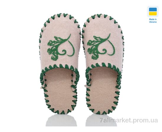 Фотография Тапки женские для дома Весна/осень 223W беж (9 пар р.36-41) "Active" недорого оптом от прямого поставщика, изображение 2