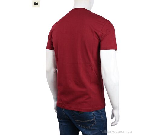Фотография Футболка мужская Лето 3707-071-2 bordo (4 шт. р.сетка M-2XL) "BIG" недорого оптом от прямого поставщика, изображение 2