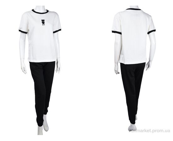 Фотография Женский костюм Лето 3708-3349-1 black (4 шт. р.сетка S-XL) "Мир" недорого оптом от прямого поставщика, изображение 3