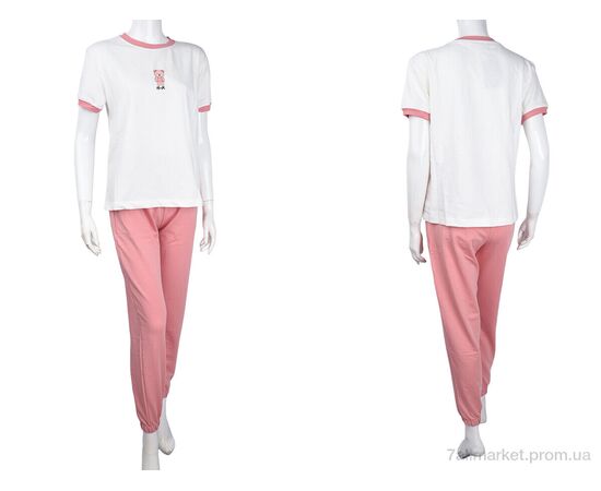 Фотография Женский костюм Лето 3708-3349-4 pink (4 шт. р.сетка S-XL) "Мир" недорого оптом от прямого поставщика, изображение 3