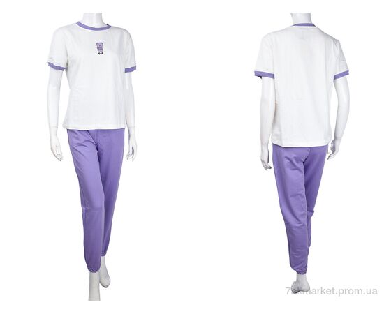 Фотография Женский костюм Лето 3708-3349-5 violet (4 шт. р.сетка S-XL) "Мир" недорого оптом от прямого поставщика, изображение 3