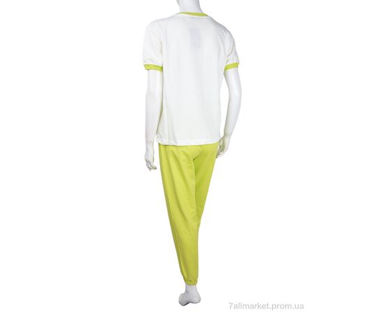 Фотография Женский костюм Лето 3708-3349-6 green (4 шт. р.сетка S-XL) "Мир" недорого оптом от прямого поставщика, изображение 2