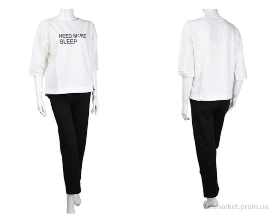 Фотография Женский костюм Лето 3708-107-1 black (4 шт. р.сетка S-XL) "Мир" недорого оптом от прямого поставщика, изображение 3