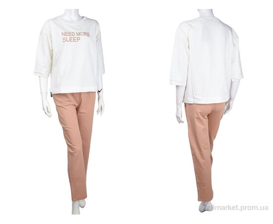 Фотография Женский костюм Лето 3708-107-2 beige (4 шт. р.сетка S-XL) "Мир" недорого оптом от прямого поставщика, изображение 3