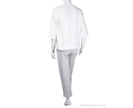 Фотография Женский костюм Лето 3708-107-3 grey (4 шт. р.сетка S-XL) "Мир" недорого оптом от прямого поставщика, изображение 2