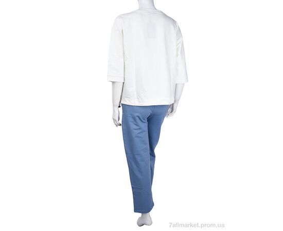 Фотография Женский костюм Лето 3708-107-4 blue (4 шт. р.сетка S-XL) "Мир" недорого оптом от прямого поставщика, изображение 2