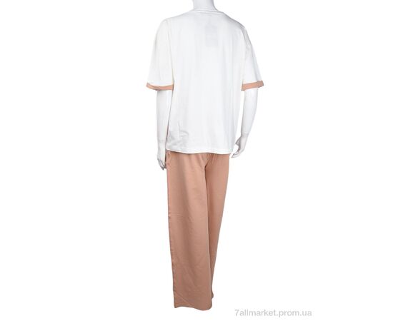 Фотография Женский костюм Лето 3708-112-2 beige (4 шт. р.сетка S-XL) "Мир" недорого оптом от прямого поставщика, изображение 2