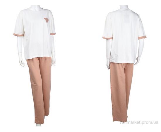 Фотография Женский костюм Лето 3708-112-2 beige (4 шт. р.сетка S-XL) "Мир" недорого оптом от прямого поставщика, изображение 3