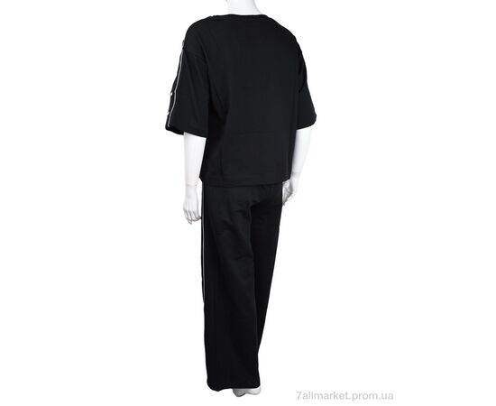 Фотография Женский костюм Лето 3708-4006-1 black (4 шт. р.сетка S-XL) "Мир" недорого оптом от прямого поставщика, изображение 2