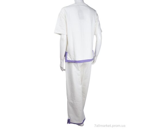 Фотография Женский костюм Лето 3708-3395-2 white (4 шт. р.сетка S-XL) "Мир" недорого оптом от прямого поставщика, изображение 2