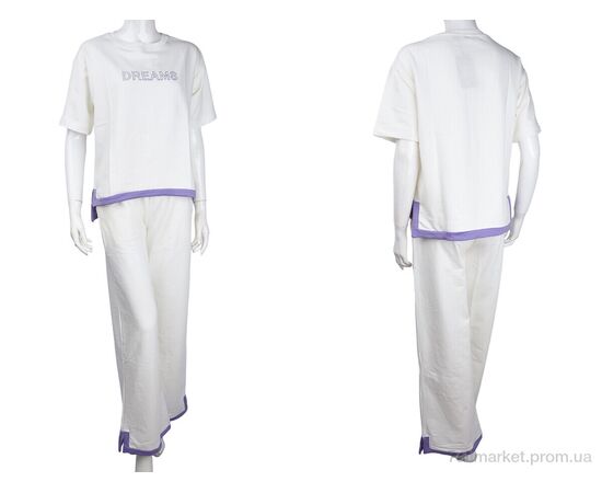 Фотография Женский костюм Лето 3708-3395-2 white (4 шт. р.сетка S-XL) "Мир" недорого оптом от прямого поставщика, изображение 3