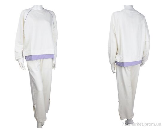 Фотография Женский костюм Весна/осень 3708-4249-2 white (4 шт. р.сетка S-XL) "Мир" недорого оптом от прямого поставщика, изображение 3