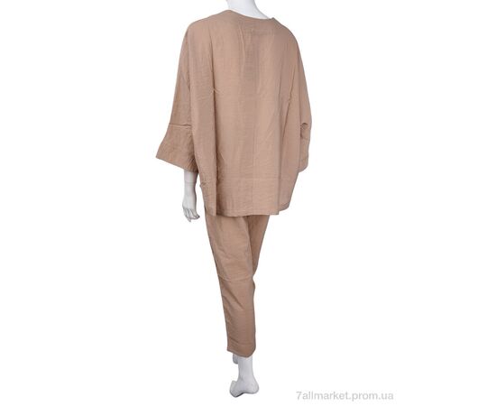Фотография Женский костюм Лето 3708-60384-2 beige (4 шт. р.сетка S-XL) "Мир" недорого оптом от прямого поставщика, изображение 2