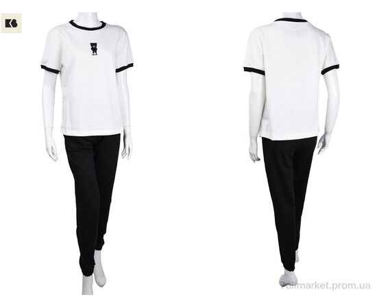 Фотография Женский костюм Лето 3708-3349-1 black (4 шт. р.сетка S-XL) "BIG" недорого оптом от прямого поставщика, изображение 3