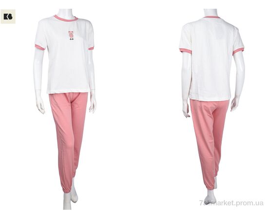 Фотография Женский костюм Лето 3708-3349-4 pink (4 шт. р.сетка S-XL) "BIG" недорого оптом от прямого поставщика, изображение 3