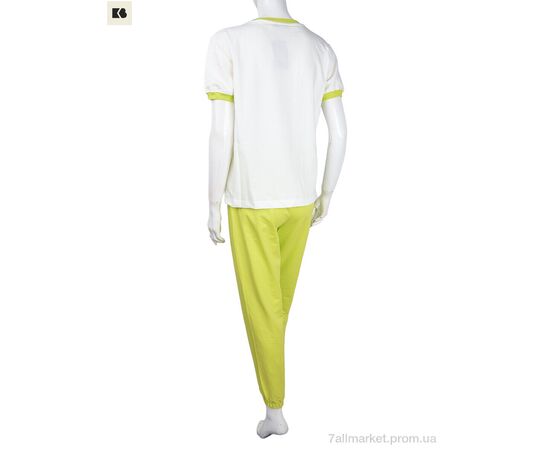 Фотография Женский костюм Лето 3708-3349-6 green (4 шт. р.сетка S-XL) "BIG" недорого оптом от прямого поставщика, изображение 2