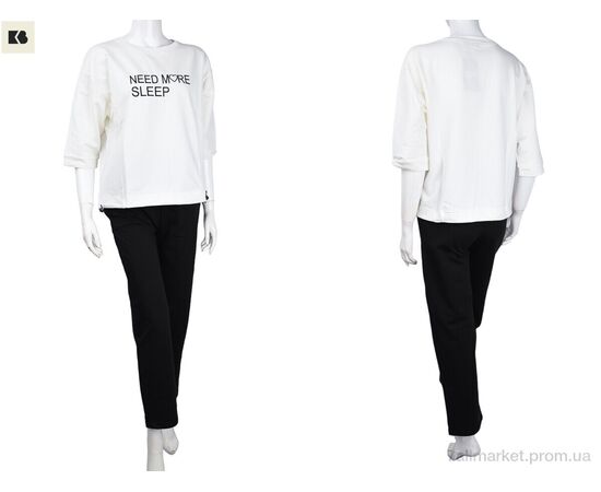 Фотография Женский костюм Лето 3708-107-1 black (4 шт. р.сетка S-XL) "BIG" недорого оптом от прямого поставщика, изображение 3