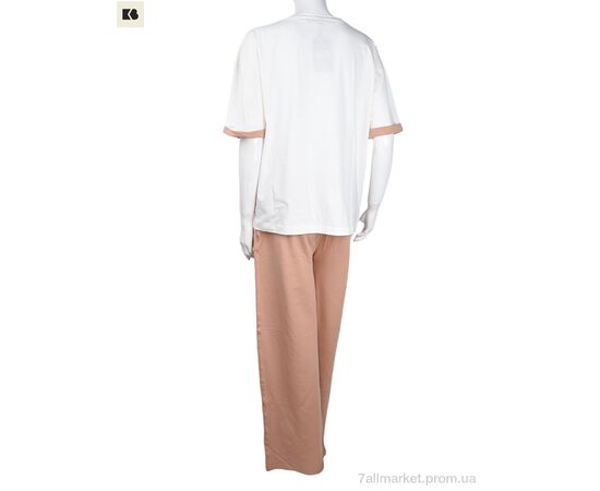 Фотография Женский костюм Лето 3708-112-2 beige (4 шт. р.сетка S-XL) "BIG" недорого оптом от прямого поставщика, изображение 2