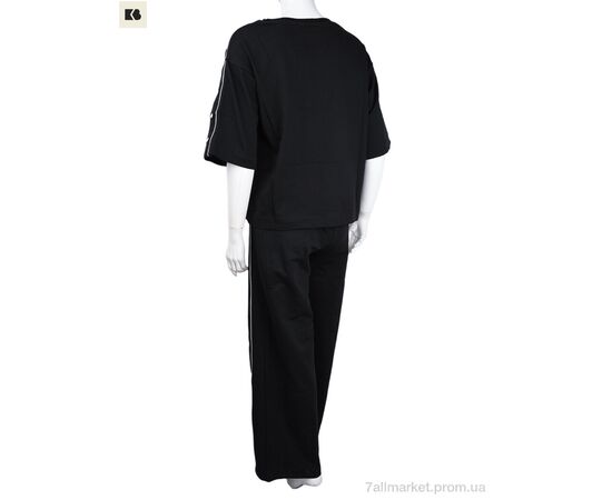 Фотография Женский костюм Лето 3708-4006-1 black (4 шт. р.сетка S-XL) "BIG" недорого оптом от прямого поставщика, изображение 2