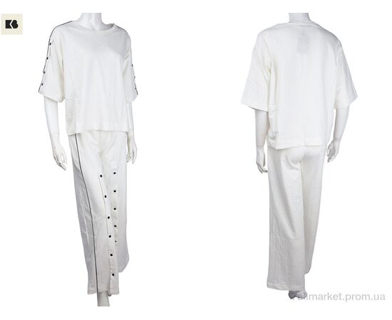 Фотография Женский костюм Лето 3708-4006-2 white (4 шт. р.сетка S-XL) "BIG" недорого оптом от прямого поставщика, изображение 3