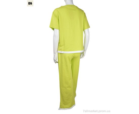 Фотография Женский костюм Лето 3708-3395-1 green (4 шт. р.сетка S-XL) "BIG" недорого оптом от прямого поставщика, изображение 2