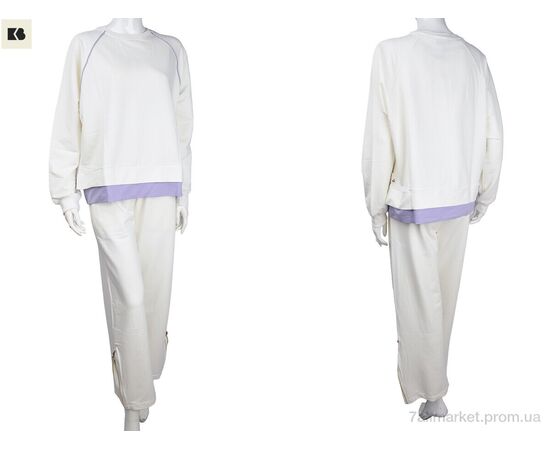 Фотография Женский костюм Весна/осень 3708-4249-2 white (4 шт. р.сетка S-XL) "BIG" недорого оптом от прямого поставщика, изображение 3