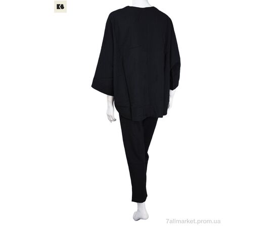 Фотография Женский костюм Лето 3708-60384-1 black (4 шт. р.сетка S-XL) "BIG" недорого оптом от прямого поставщика, изображение 2