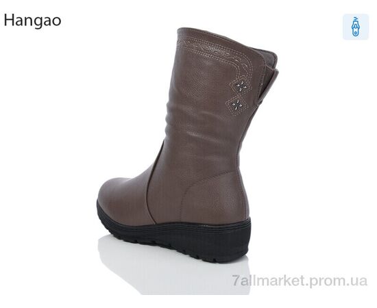 Чоботи жіночі зручні Зима 819-39 (8 пар р.37-41) "LR.Brother" недорого оптом від прямого постачальника, зображення 2