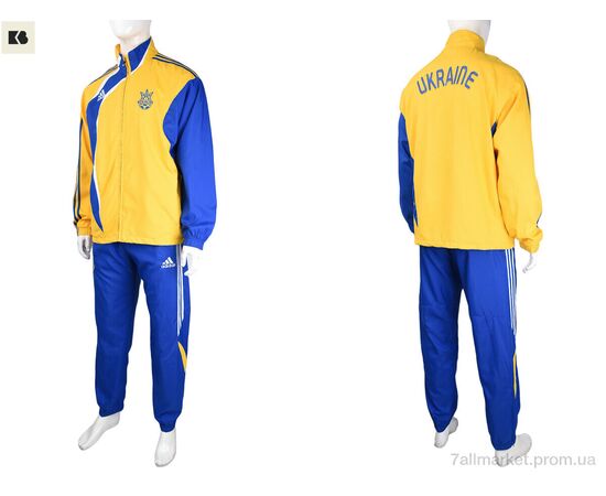 Фотография Спортивный костюм мужской Весна/осень 3525 yellow (5 шт. р.сетка M-3XL) "BIG" недорого оптом от прямого поставщика, изображение 4