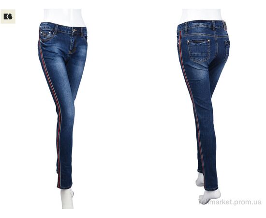 Фотография Джинсы женские Весна/осень A8189 blue (6 шт. р.сетка 25-30) "BIG" недорого оптом от прямого поставщика, изображение 3