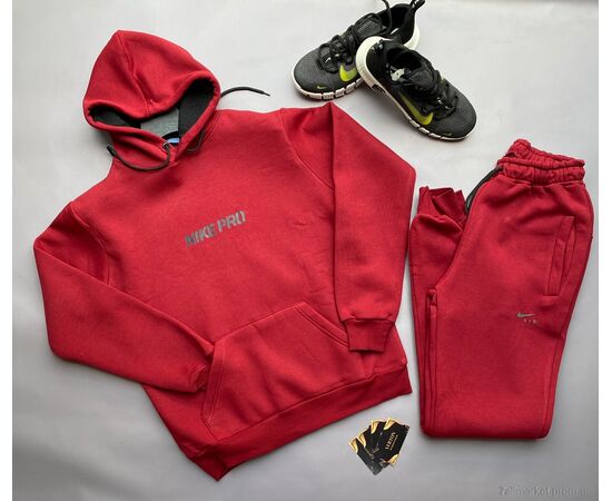 Спортивний костюм чоловічий Весна/осінь 06-5 червоний (4 шт. р.сіткаM-2XL) "Verton" недорого оптом від прямого постачальника, зображення 3