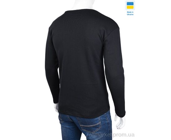 Термобілизна чоловіча Зима Лонгслів 555 black (6 шт. р.сіткаS-3XL) "Textile" недорого оптом від прямого постачальника, зображення 3