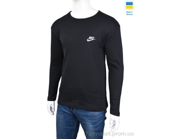 Термобілизна чоловіча Зима Лонгслів 444 black (6 шт. р.сіткаS-3XL) "Textile" недорого оптом від прямого постачальника, зображення 2