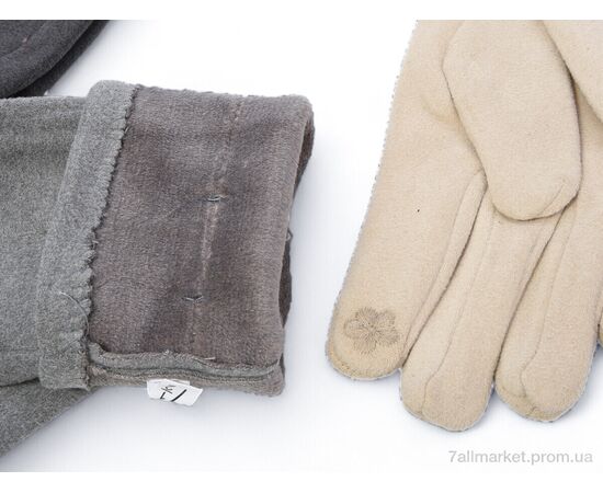 Рукавички жіночі Зима D5 mix (12 шт. р.сітка6,5-8,5) "KUINH" недорого оптом від прямого постачальника, зображення 2