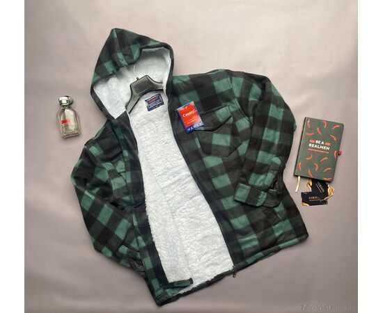 Чоловіча сорочка Зима 010-4 (5 шт. р.сіткаM/L-3XL/4XL) "Verton" недорого оптом від прямого постачальника, зображення 2