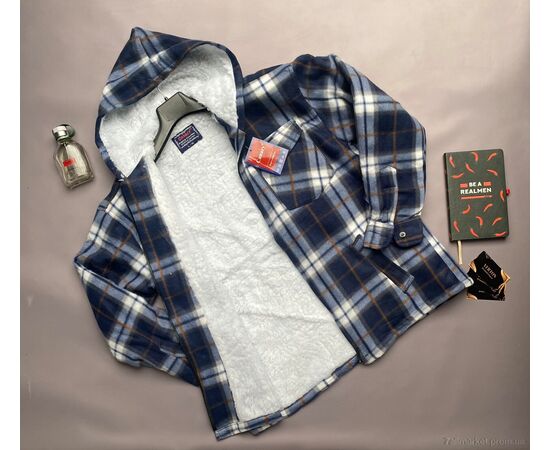 Чоловіча сорочка Зима 010-5 (5 шт. р.сіткаM/L-3XL/4XL) "Verton" недорого оптом від прямого постачальника, зображення 2