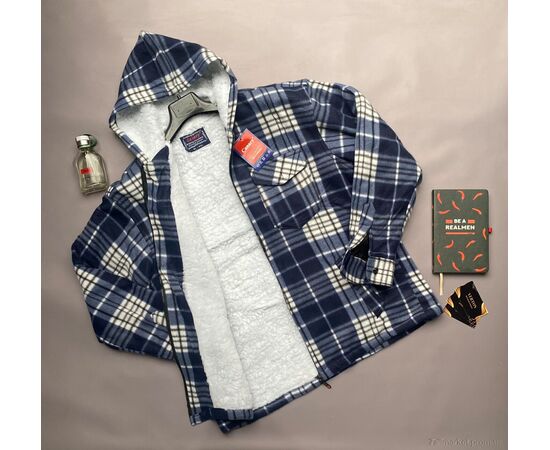 Чоловіча сорочка Зима 010-6 (5 шт. р.сіткаM/L-3XL/4XL) "Verton" недорого оптом від прямого постачальника, зображення 2