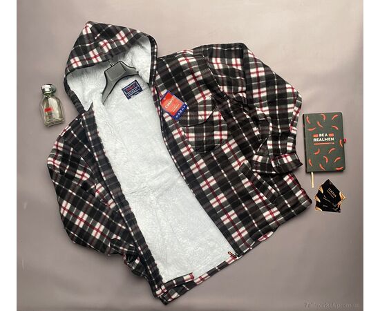 Чоловіча сорочка Зима 010-7 (5 шт. р.сіткаM/L-3XL/4XL) "Verton" недорого оптом від прямого постачальника, зображення 2