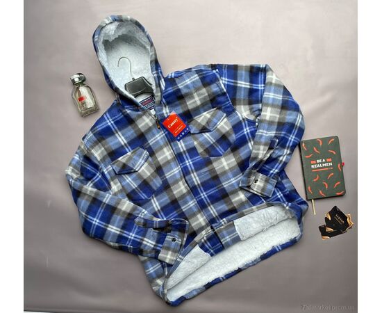 Чоловіча сорочка Зима 010-8 (5 шт. р.сіткаM/L-3XL/4XL) "Verton" недорого оптом від прямого постачальника, зображення 2