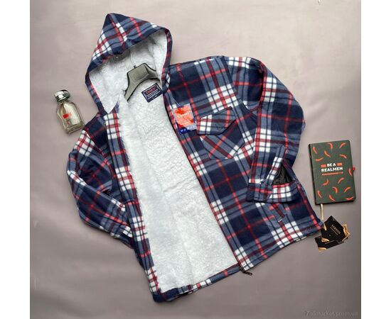 Чоловіча сорочка Зима 010-9 (5 шт. р.сіткаM/L-3XL/4XL) "Verton" недорого оптом від прямого постачальника, зображення 2