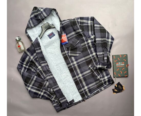 Чоловіча сорочка Зима 010-12 (5 шт. р.сіткаM/L-3XL/4XL) "Verton" недорого оптом від прямого постачальника, зображення 2