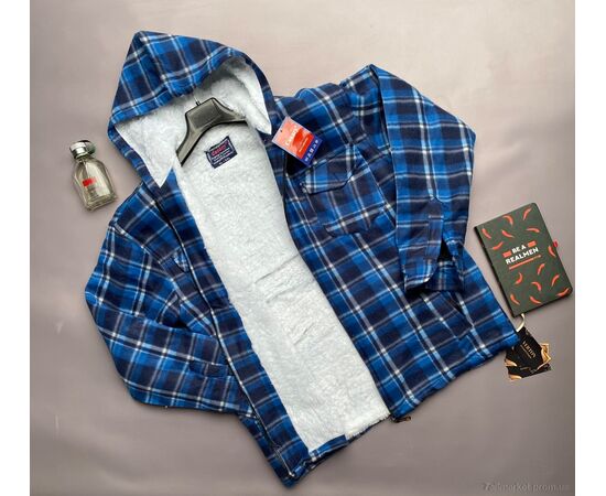 Чоловіча сорочка Зима 010-14 (5 шт. р.сіткаM/L-3XL/4XL) "Verton" недорого оптом від прямого постачальника, зображення 2