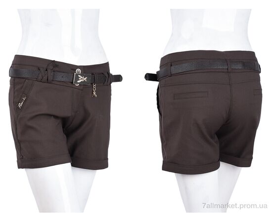 Шорти жіночі Весна/осінь 2458-4 brown (08999) (6 шт. р.сітка25-30) "Obuvok" недорого оптом від прямого постачальника, зображення 3 Шорти жіночі Весна/осінь 2458-4 brown (08999) (6 шт. р.сітка25-30) "Obuvok" недорого оптом від прямого постачальника, зображення 3