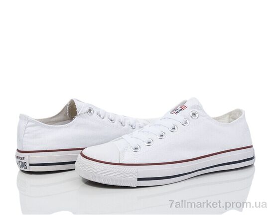 Кеди жіночі стильні Весна/осінь HD54-B601-2 white (8 пар р.36-41) "Violeta" недорого оптом від прямого постачальника, зображення 2