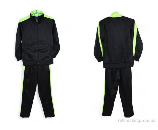Спортивный костюм детский Весна/осень 581 чорн.салат (5 шт. р.сетка 28-M) "Presto" недорого оптом от прямого поставщика, изображение 3 Фотография Спортивный костюм детский Весна/осень 581 чорн.салат (5 шт. р.сетка 28-M) "Presto" недорого оптом от прямого поставщика, изображение 3