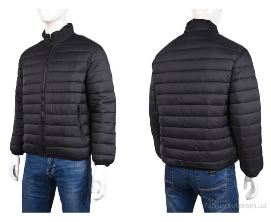 Куртка чоловіча Зима A22-01 black (09274) (5 шт. р.сіткаXL-5XL) "Obuvok" недорого оптом від прямого постачальника, зображення 3 Куртка чоловіча Зима A22-01 black (09274) (5 шт. р.сіткаXL-5XL) "Obuvok" недорого оптом від прямого постачальника, зображення 3