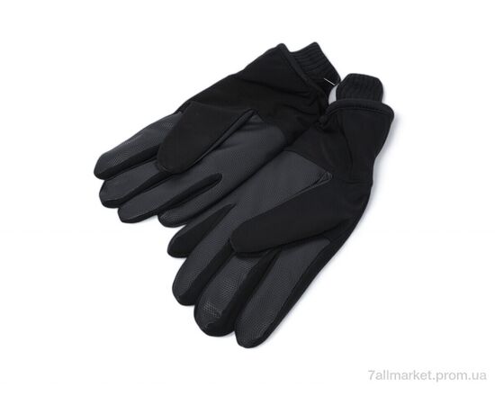 Чоловічі рукавиці Зима M1 black  хутро сенсор (12 шт. р.сітка11-13) "KUINH" недорого оптом від прямого постачальника, зображення 2